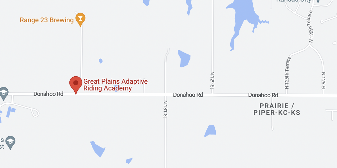 A map of the great plains adaptive riding academy